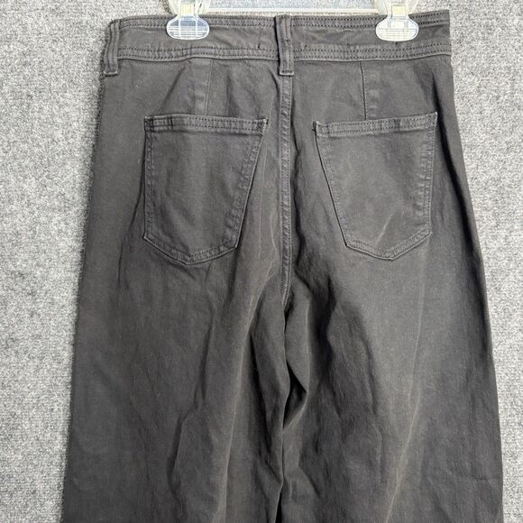NWT Universal Thread Women's 4 Black Sailor Wide Leg Jeans High Rise - Picture 5 of 10